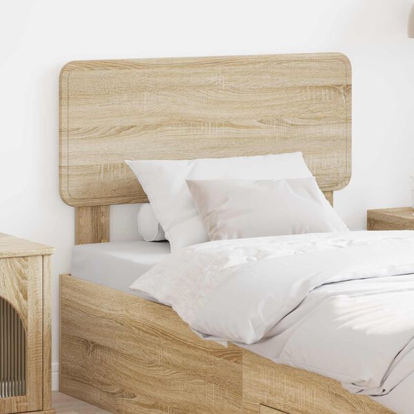 vidaXL Headboard Sonoma Oak 75 cm Engineered wood