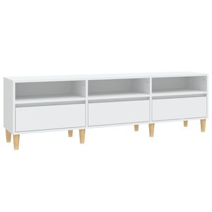 vidaXL TV Cabinet White 150x30x44.5 cm Engineered Wood