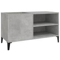 vidaXL Record Cabinet Concrete Grey 84.5x38x48 cm Engineered Wood