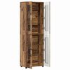 vidaXL Highboard FLORIN Old Wood 60 x 35 x 182 cm Engineered Wood