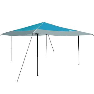vidaXL Canopy Tent Manual Blue 395 x 395 x 251 cm Fabric