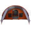 vidaXL Tunnel Tent with Roof Grey and Orange 890 x 470 x 220 cm