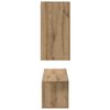 vidaXL TV Cabinet Set Wall-mounted 4 pcs Artisan oak 30.5 x 30 x 60 cm