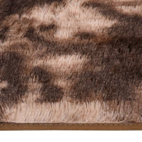 vidaXL Shaggy Rug Taupe 270x180 cm
