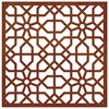 vidaXL Garden Wall Decoration 55x55 cm Corten Steel Moorish Design