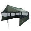 vidaXL Family Tent Army green 600 x 400 x 268 cm Polyester and Steel
