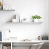 vidaXL Floating Wall Shelf Concrete Grey 120x23.5x3.8 cm MDF