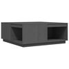 vidaXL Coffee Table Grey 100x101x40.5 cm Solid Wood Pine