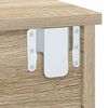 vidaXL Bedside Table Sonoma Oak 40 x 31 x 15 cm Engineered Wood