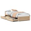 vidaXL Bed Frame without Mattress 90x200 cm Solid Wood Pine