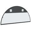 vidaXL Wall Mirror Black 100x50 cm Arch Iron