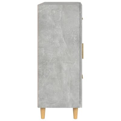 vidaXL Sideboard Concrete Grey 69,5x34x90 cm Engineered Wood