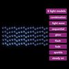 vidaXL LED Star Curtain Fairy Lights 500 LED Blue 8 Function