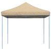 vidaXL Party Tent Folding Beige 292 x 292 x 315 cm Oxford Fabric