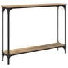 vidaXL Console Table Artisan Oak 100 x 22.5 x 75 cm Engineered Wood