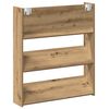 vidaXL Shoe Cabinet 2 pcs Artisan Oak 85 x 18 x 90 cm Engineered Wood