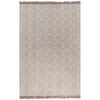 vidaXL Kilim Rug Cotton 160x230 cm with Pattern Taupe