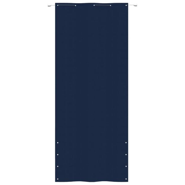vidaXL Balcony Screen Blue 100x240 cm Oxford Fabric
