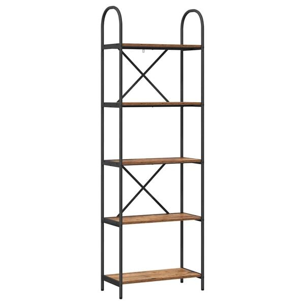 vidaXL Bookshelf Old Wood 60 x 30 x 183 cm Engineered wood