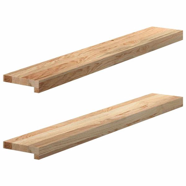 vidaXL Window Sills 2 pcs&nbsp;Untreated 100x15x2 cm Solid Wood Oak