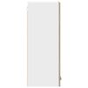 vidaXL Hanging Cabinet with Door Sonoma Oak and White 30 x 31 x 80 cm