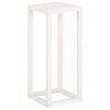 vidaXL 3 Piece Plant Stand Set White Solid Wood Pine