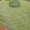 vidaXL Chicken Cage Silver 110 x 55 x 55 cm Galvanised Steel