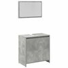 vidaXL 4 Piece Bathroom Furniture Set Concrete Grey Engineered Wood