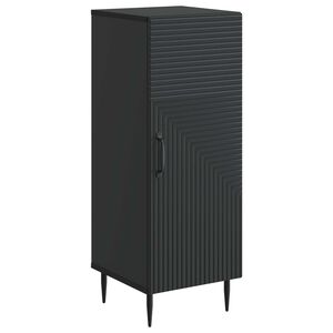 vidaXL Sideboard Black 33 x 34.5 x 89.5 cm Engineered Wood