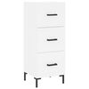 vidaXL Highboard White 34.5x34x180 cm Engineered Wood