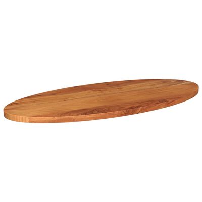vidaXL Table Top 120x60x3.8 cm Oval Solid Wood Acacia