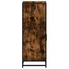 vidaXL Bathroom Cabinet Smoked Oak 35x37.5x100 cm Engineered Wood