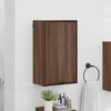 vidaXL Bathroom Cabinet Wall-mounted Brown Oak 39 x 23.5 x 65 cm