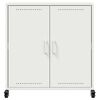 vidaXL Sideboard White 68x39x72 cm Steel