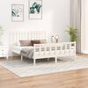 vidaXL Bed Frame without Mattress White 160x200 cm Solid Wood Pine