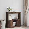 vidaXL Highboard Brown Oak 92x33x100 cm Engineered Wood