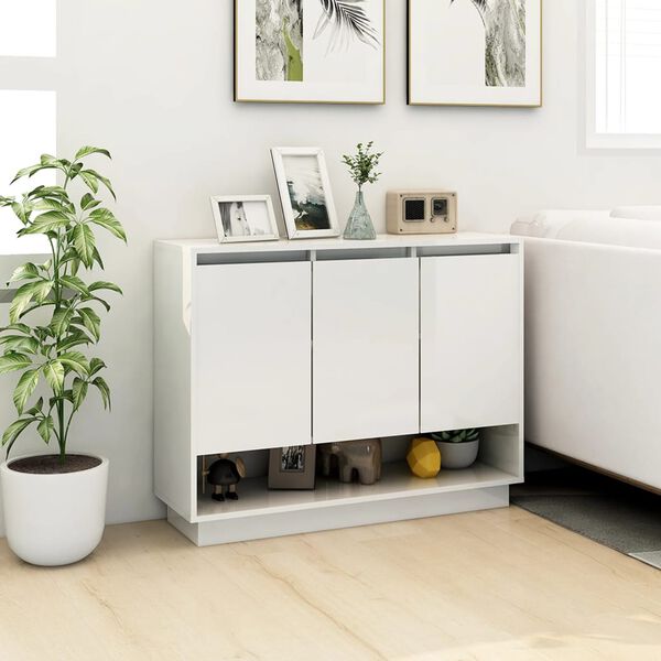 vidaXL Sideboard White 97x31x75 cm Engineered Wood