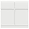 vidaXL Sideboard with Drawer White 80x34x76 cm Engineered Wood