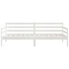 vidaXL Day Bed without Mattress White Solid Wood Pine 90x200cm