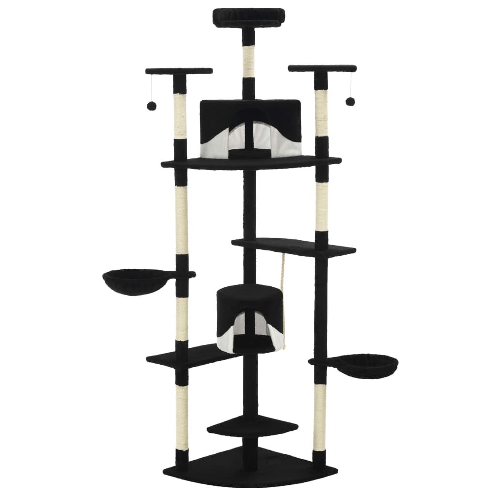 Black and white cat tree new arrivals