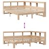 vidaXL Bookcase Bed without Mattress 160x200 cm Solid Wood Pine