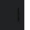 vidaXL Sideboard Black 34.5x34x90 cm Engineered Wood