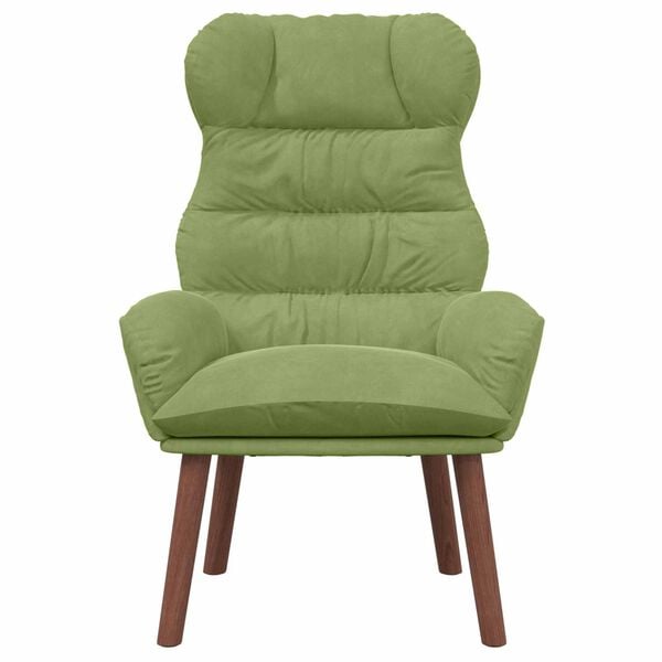 vidaXL Armchair Light Green 69 x 74 x 93 cm Velvet