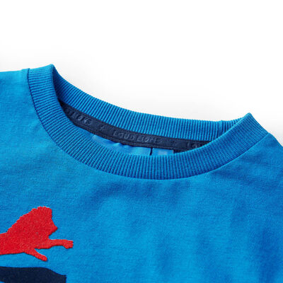 Kids' T-shirt with Long Sleeves Cobalt Blue 92