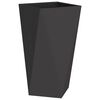 vidaXL Planter Black 40 x 40 x 75 cm Steel