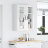 vidaXL Kitchen Cabinet with Shelf High Gloss White 60 x 31 x 80 cm