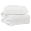 vidaXL Duvet with Pillow 2 pcs White Microfiber