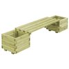 vidaXL Garden Planter Bench Impregnated Pinewood