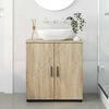 vidaXL Bathroom Cabinet with Storage Sonoma Oak 61 x 35 x 64 cm