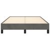 vidaXL Bed Frame without Mattress Dark Grey 120x190 cm Small Double Velvet